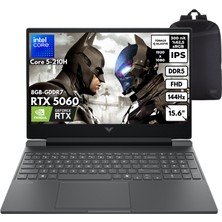 Hp Victus Core 5-210H 40-Gbddr5 1 Tbssd RTX5060 (8gb-Gddr7) 15.6" 144Hz Windows 10 Home + Qb Sırt Çantası C21SGEAQB65