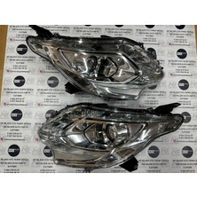 Ns Nilser Auto Parts Mitsubishi L200 Sağ Sol Far Lambası Krom Merceklı 2015-2018