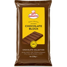 Ovalette Kuvertür Sütlü Blok %32 2,5 kg