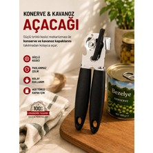 Mucit Home Plastik Saplı Kaymaz Konserve Kutu ve Kavanoz Açacağı