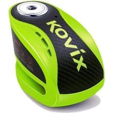 Kovix Knx6-Fg Alarmlı Motosiklet Disk Kilit Yeşil