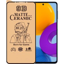 Bzontech Samsung Galaxy M52 Uyumlu Ekran Koruyucu 9d Mat Seramik Nano Tam Kaplayan