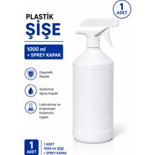 Labolist Plastik Şişe 1000 ml + Sprey Kapak 1 Adet