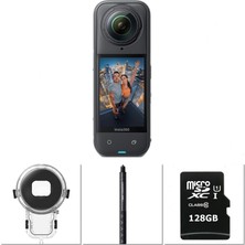 INSTA360 X5 Sualtı Çekim Kiti | Pro Dive Case + Action Stick + 128GB Kart
