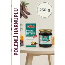 Arı Damlası Premium Polenli Harnuplu Bitkisel Macun 230 G | Keçiboynuzu ve Polen Içeren Özel Karışım | Geleneksel Bitkisel Formül