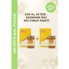 Arı Damlası Arı Sütü Bal Polen Karışımı 230 G x 2'li Ekonomik Paket | Çiftli Avantajlı Alışveriş Fırsatı | Premium Içerik | Uzun Süreli Kullanım Için Ideal