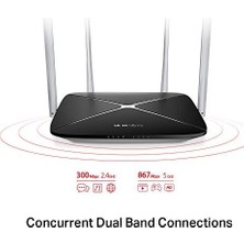 Başcılar AC12, AC1200 Mbps, Mu-Mımo, Beamforming, All-In-One( Router, Access Point, Range Extender) Modları,
