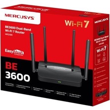 Başcılar MR25BE; BE3600 Mbps, Fiber Destekli, 4× 10/100/1000MBPS Port, Easy Mesh Uyumlu, Dual-Band Wi-Fi 7 Ro