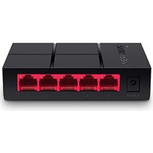 Başcılar MS105G, 5-Port 10/100/1,000 Mbps Masaüstü Switch