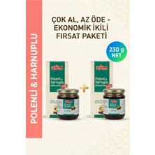 Arı Damlası 2 Adet Polenli & Harnuplu Bitkisel Karışım 230 G x 2'li Ekonomik Paket | Premium Seri | Avantajlı Çiftli Paket | Çoklu Alışveriş Fırsatı