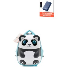 Jarmend Panda LED Ekranlı Çocuk Sırt Çantası Panda Tasarımlı Anaokulu Kreş Çantası