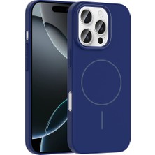 iPhone 16 Pro Max Kılıf Ince Magsafe Kamera Yükseltili Yumuşak Silikon Ogaa