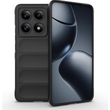Xiaomi 14T Pro Kılıf Kamera Korumalı Esnek Silikon Parmak Şeritli Ogaa