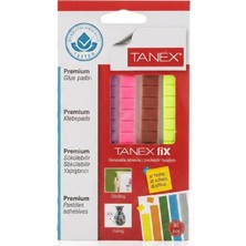 Tanex Fix Sökülebilir Hamur Karışık Renkli Yapıştırıcı, 80'li 50 gr