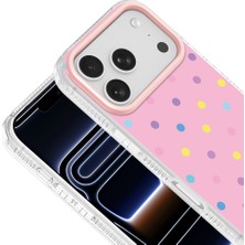 iPhone 17 Pro Max Kılıf Renkli Desenli Yanlardan Airbag Koruma Kamera Yükseltili Silikon Ogaa