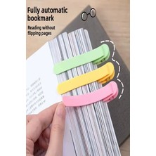 BENCEAL 3'lü Set Kitap Ayıracı Kitap Defter Sayfa Yeri Belirteci Yumuşak Silikon Klips
