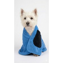 Modamina El Cepli Köpek Havlusu | Wellsoft Mikrofiber | Yüksek Emici | Hızlı Kurulama