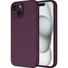 iPhone 15 Plus Kılıf Yumuşak Silikon Kamera Korumalı Lansman Ogaa