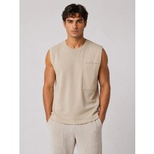 Gabardin Cep Detaylı Waffle Atlet