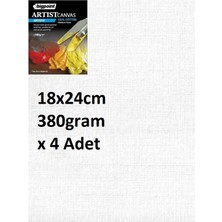 Bigpoint Artists' Tuval 18X24CM - 380GRAM x 4 Adet