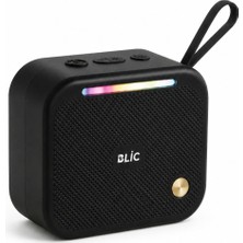 Blic Bls-87 Taşınabilir Mini Kablosuz Hoparlör (6W Güçlü Ses / LED Işıklı / Bluetooth 5.4 / Askı Aparatlı)