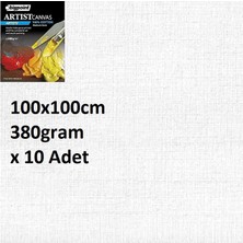 Bigpoint Artists' Tuval 100X100CM - 380GRAM x 10 Adet