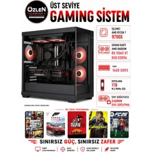 Özlen X49 RYZEN 7 9700X RX 9060 XT 8GB 16GB DDR5 RAM 1TB M.2 SSD Oyuncu Bilgisayarı