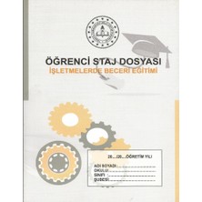 Dilman Staj Dosyası 40 Yaprak 20 x 28 cm Karton Kapaklı Öğrenci Dosyası