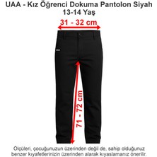 Üsküdar Amerikan Lisesi Kız Öğrenci Dokuma Pantolon Siyah 13-14 Yaş