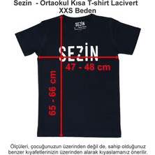 Özel Sezin Okulu Ortaokul Kısa T-Shirt Lacivert Xxs Beden