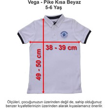 Vega Okulları Pike Kısa Beyaz 5-6 Yaş