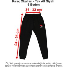 Kıraç Okulları Tek Alt Siyah 6 Beden