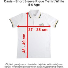Oasis International School Short Sleeve Pique T-Shirt White 5-6 Age