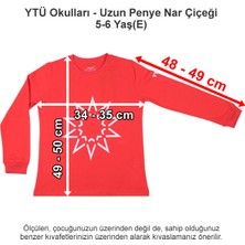 Ytü Okulları - Uzun Penye Nar Çiçeği 5-6 Yaş( E)
