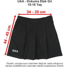 Üsküdar Amerikan Lisesi Dokuma Etek Gri 15-16 Yaş