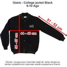Oasis International School College Jacket Black 9-10 Age
