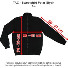 Özel Tarsus Amerikan Koleji Sweatshirt Polar Siyah Xl