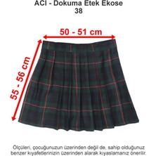 Özel Izmir Amerikan Koleji Dokuma Etek Ekose 38
