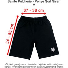 Sainte Pulcherie Penye Şort Siyah M