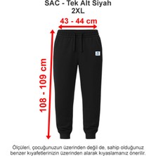 Sev Amerikan Koleji Tek Alt Siyah 2xl