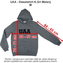 Üsküdar Amerikan Lisesi Sweatshirt Koyu Gri Melanj M
