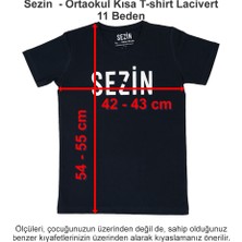 Özel Sezin Okulu Ortaokul Kısa T-Shirt Lacivert 11 Beden
