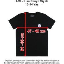 Özel Izmir Amerikan Koleji Kısa Penye Siyah 13-14 Yaş