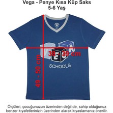 Vega Okulları Penye Kısa Küp Saks 5-6 Yaş