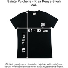 Sainte Pulcherie Kısa Penye Siyah 2 Xl