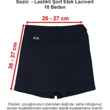 Özel Sezin Okulu Lastikli Şort Etek Lacivert 10 Beden