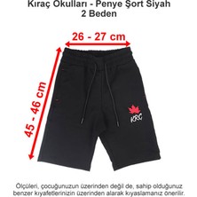 Kıraç Okulları Penye Şort Siyah 2 Beden