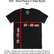 Özel Tarsus Amerikan Koleji Kısa Penye V Yaka Siyah Xl