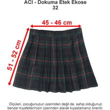 Özel Izmir Amerikan Koleji Dokuma Etek Ekose 32