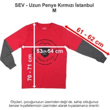Sev Okulları Uzun Penye Kırmızı Istanbul M